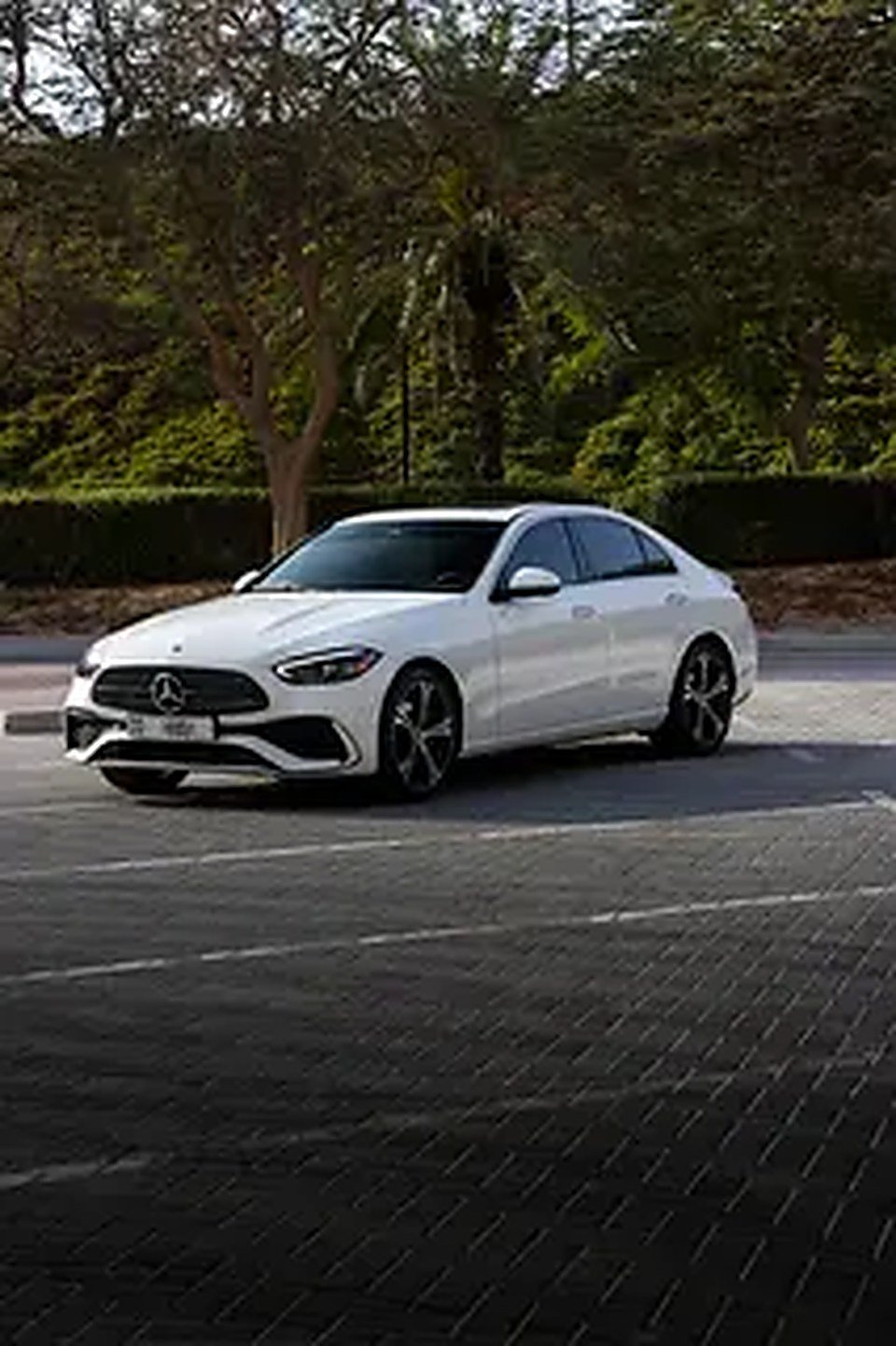 2024 Mercedes-Benz C-Class for Rent in Business Bay (White) rental in Business Bay, Dubai