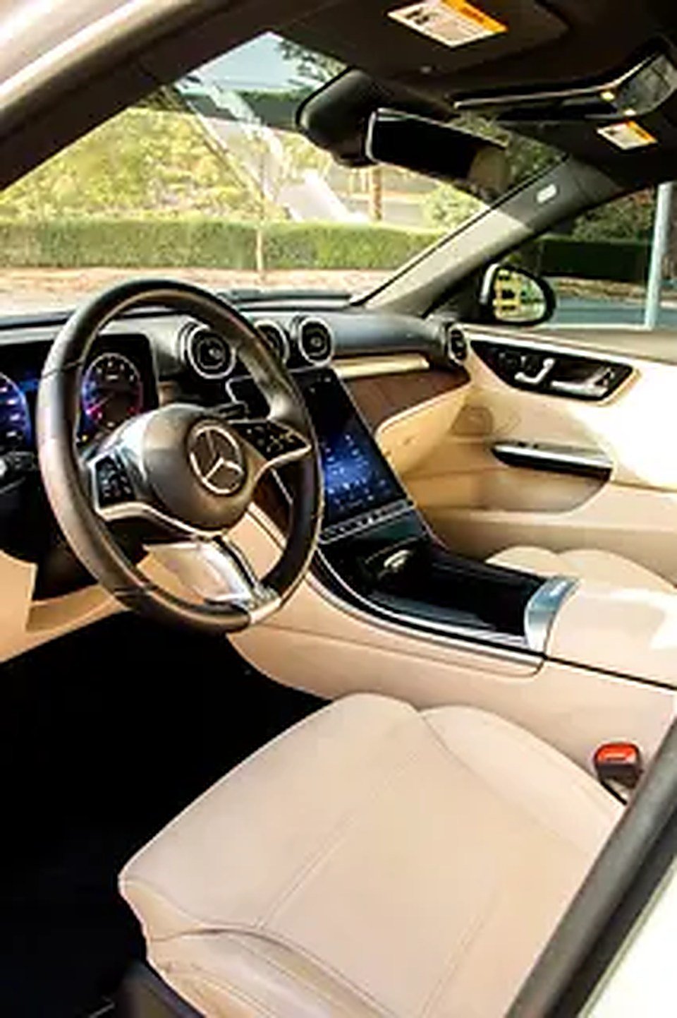 2024 Mercedes-Benz C-Class for Rent in Business Bay (White) photo 4