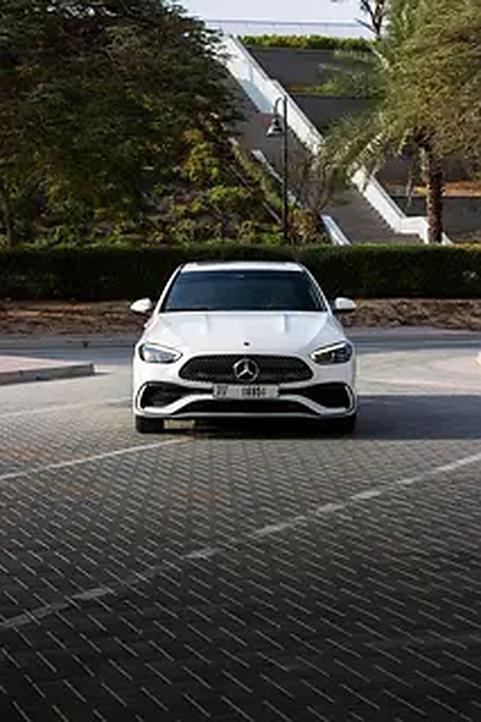 2024 Mercedes-Benz C-Class for Rent in Business Bay (White) photo 5