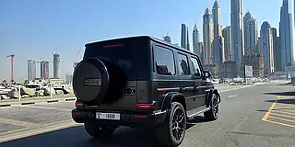 2024 Mercedes-Benz G-Class for Rent in Dubai Marina (Black, Automatic, 5 Seater, Click and) photo 3