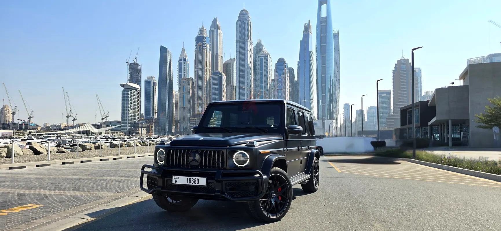 2024 Mercedes-Benz G-Class for Rent in Dubai Marina (Black, Automatic, 5 Seater, Click and) photo 4