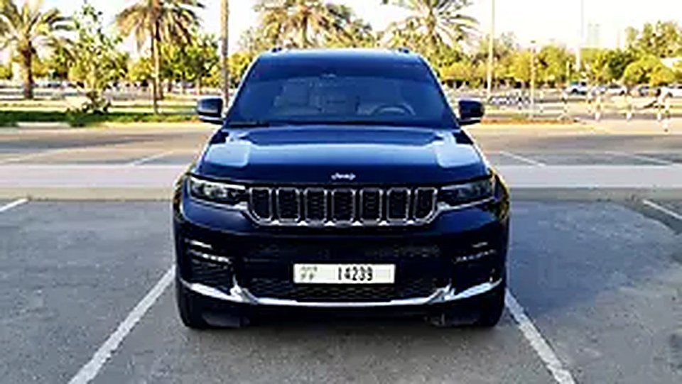 2023 Jeep Grand Cherokee L for Rent in Al Mamzar Front rental in Al Mamzar Front, Dubai