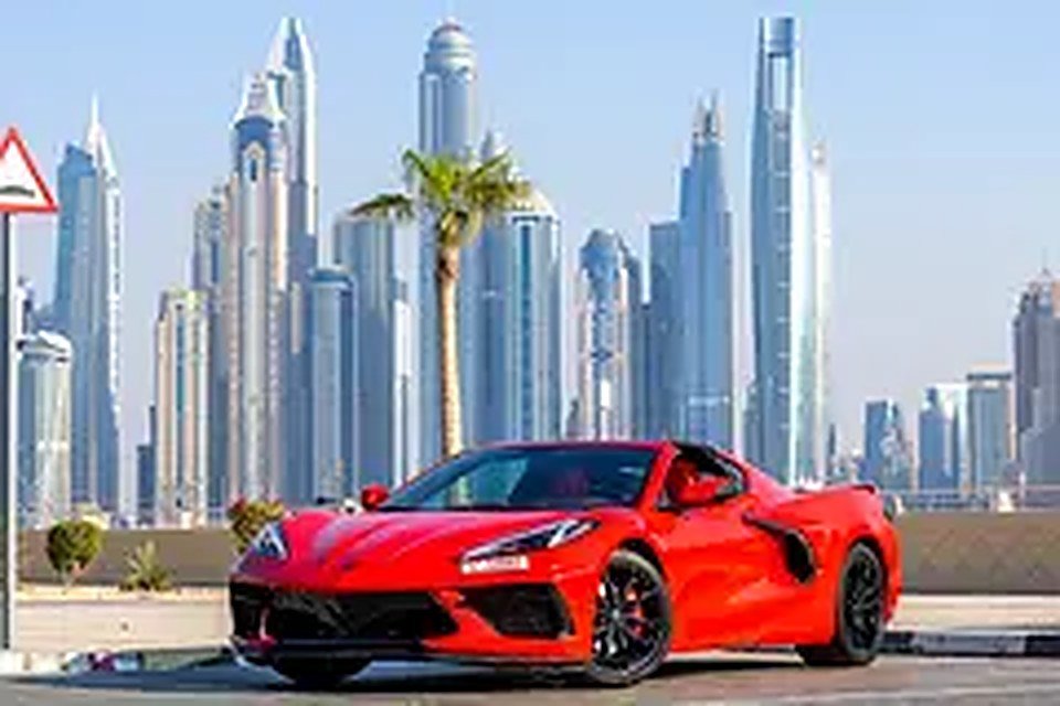 2023 Chevrolet Corvette for Rent in Al Quoz Industrial Area 3 rental in Al Quoz Industrial Area 3, Dubai