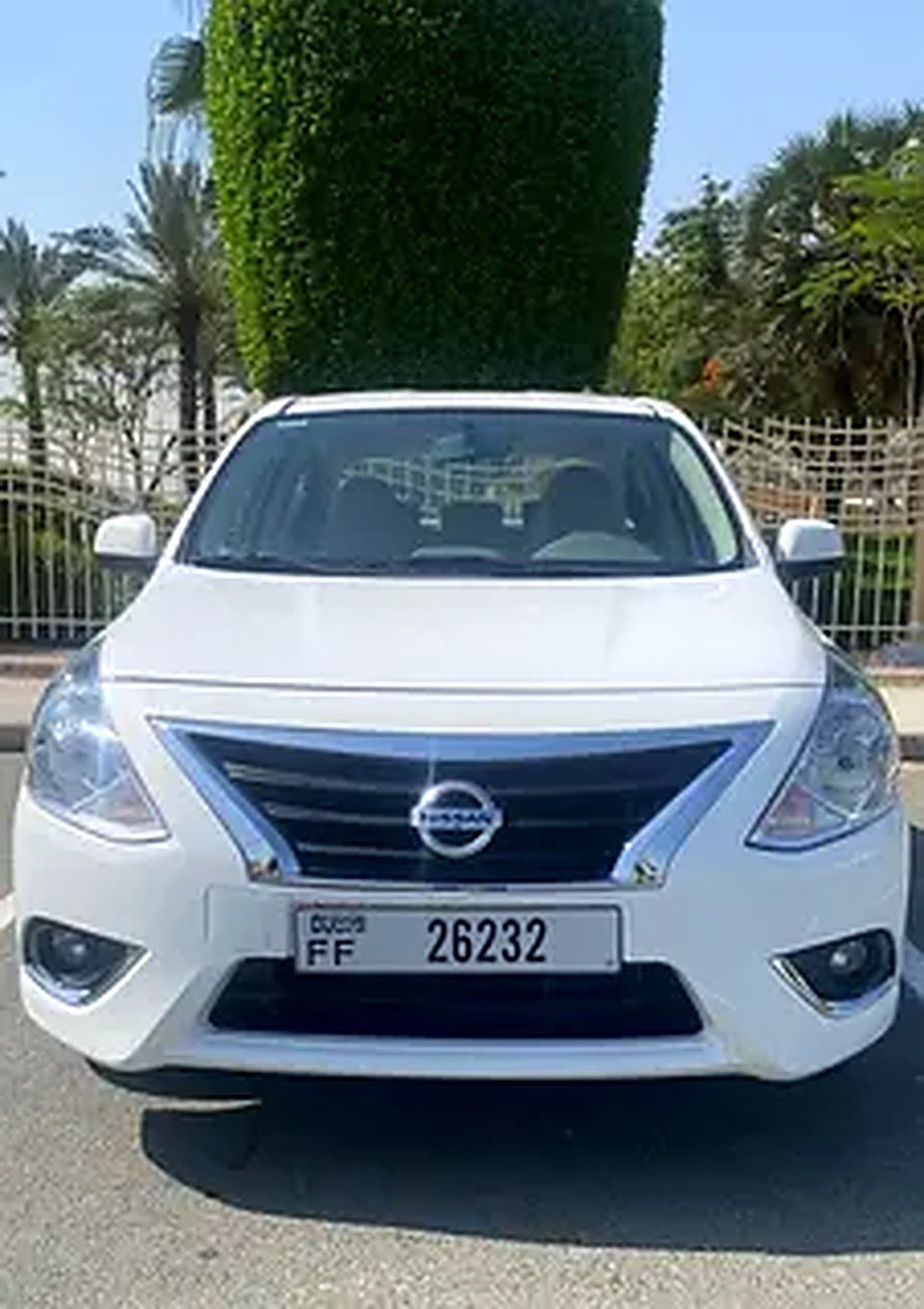 2025 Nissan Sunny for Rent in Al Barsha 1 (White, Automatic, 5 Seater, SMART LEASE) photo 2