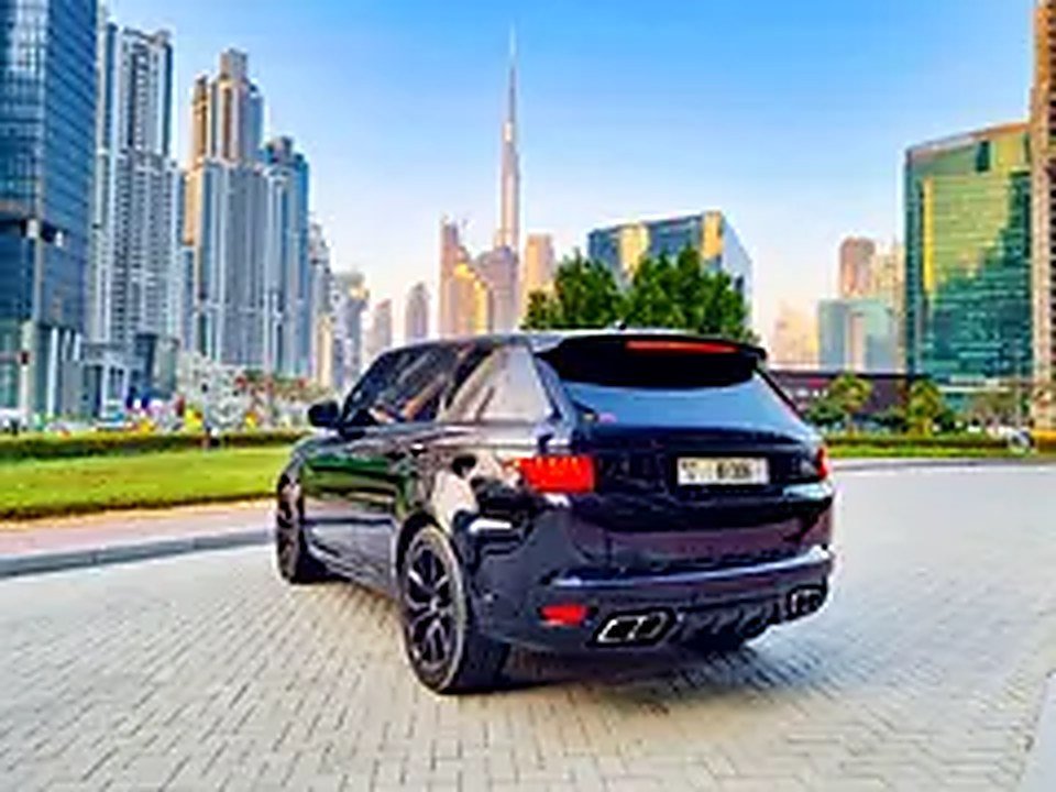 2020 Land Rover Range Rover Sport for Rent in Palm Jumeirah (Black, Automatic, 5 Seater, AL QWA) photo 2