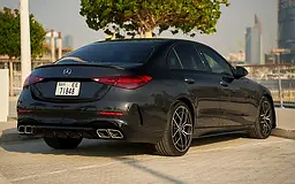 2024 Mercedes-Benz C-Class for Rent in Dubai Marina (Black, Automatic, 5 Seater, ONWHEELS) photo 3
