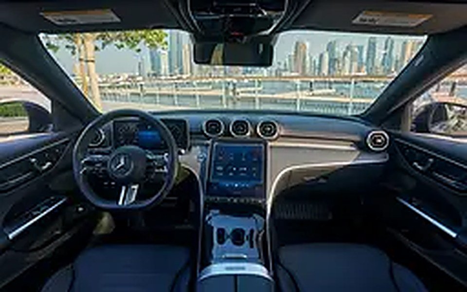 2024 Mercedes-Benz C-Class for Rent in Dubai Marina (Black, Automatic, 5 Seater, ONWHEELS) photo 5