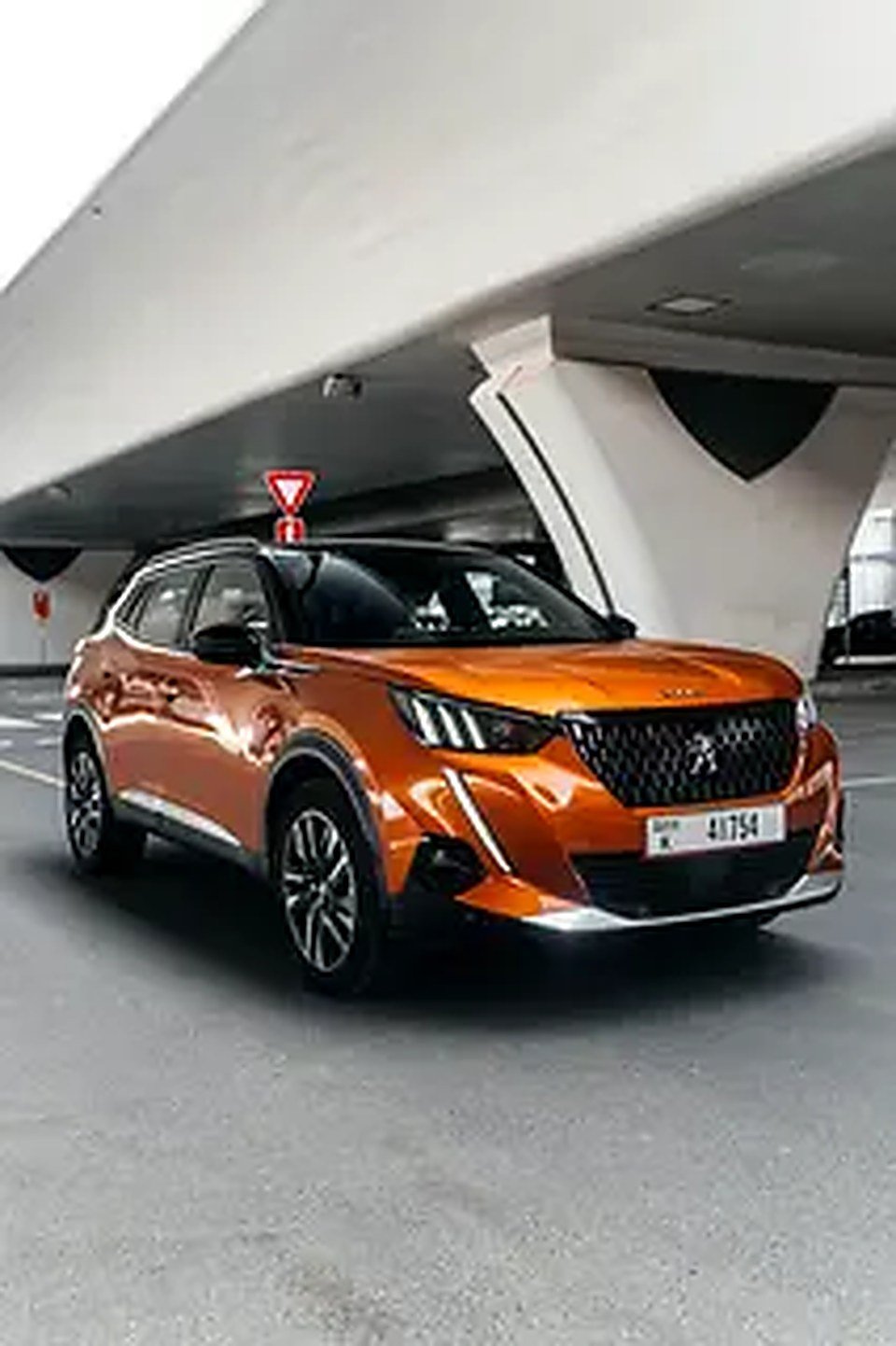 2024 Peugeot 2008 for Rent in Dubai Marina (Orange) rental in Dubai Marina, Dubai
