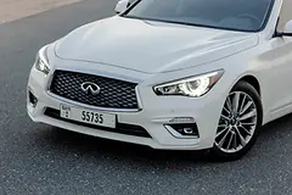 2023 Infiniti Q50 for Rent in Nad Al Sheba 3 photo 5