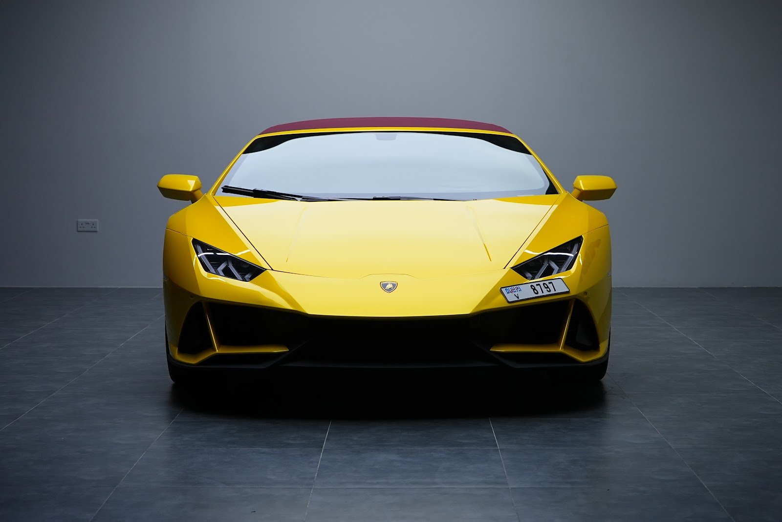 Rent Lamborghini Huracan EVO in Dubai (Yellow) rental in Dubai