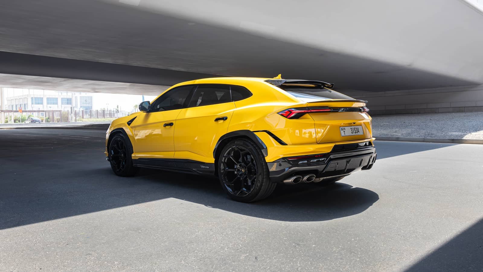 Rent Lamborghini Urus Performante in Dubai (Yellow) photo 3