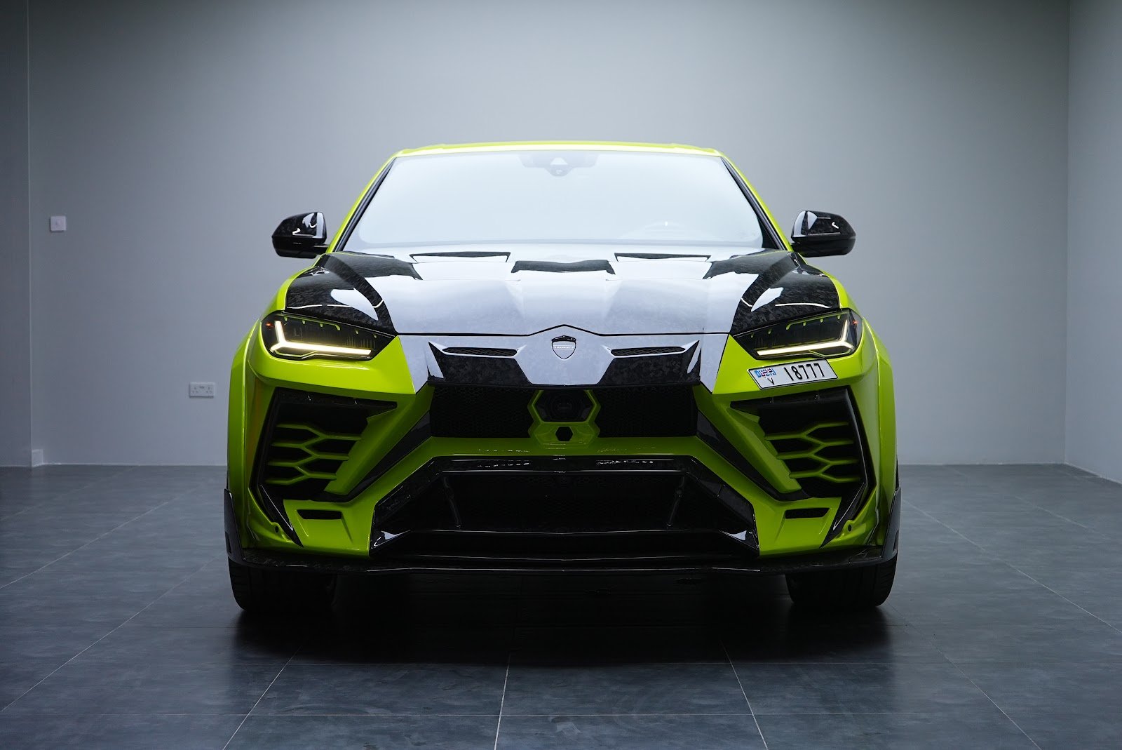 Rent Lamborghini Urus Mansory in Dubai (Green) rental in Dubai