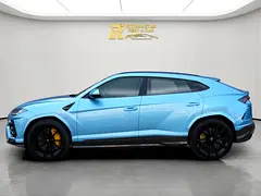 2022 Lamborghini Urus for Rent in Al Barsha 1 (Blue) photo 2