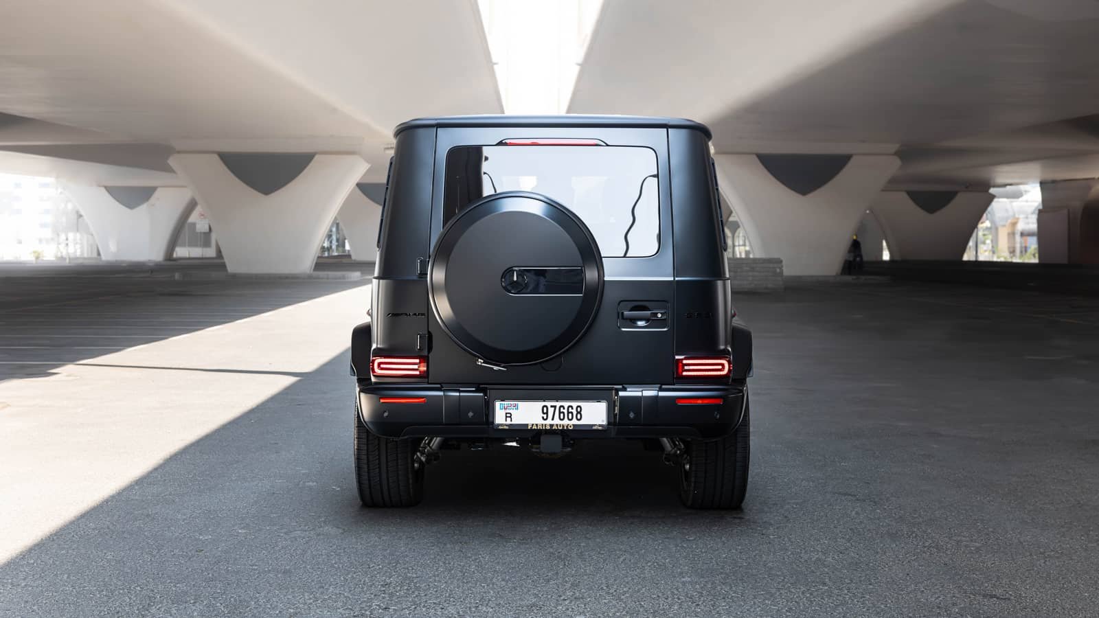 Rent Mercedes-Benz G63 in Dubai (Black Matte) photo 5