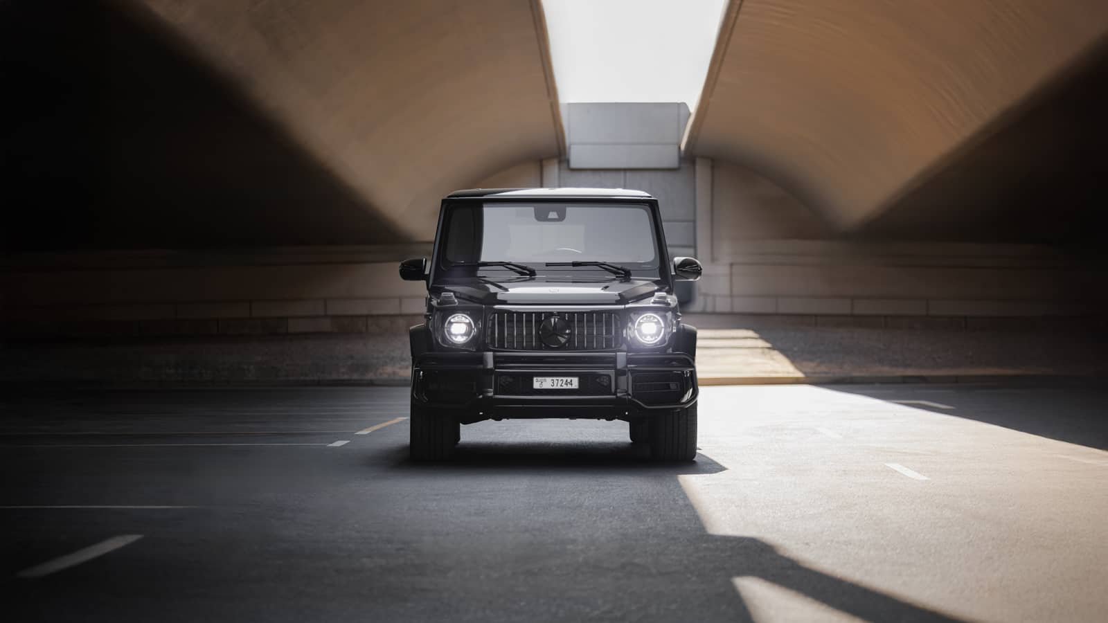 Rent Mercedes-Benz G63 in Dubai (Black Gloss) rental in Dubai