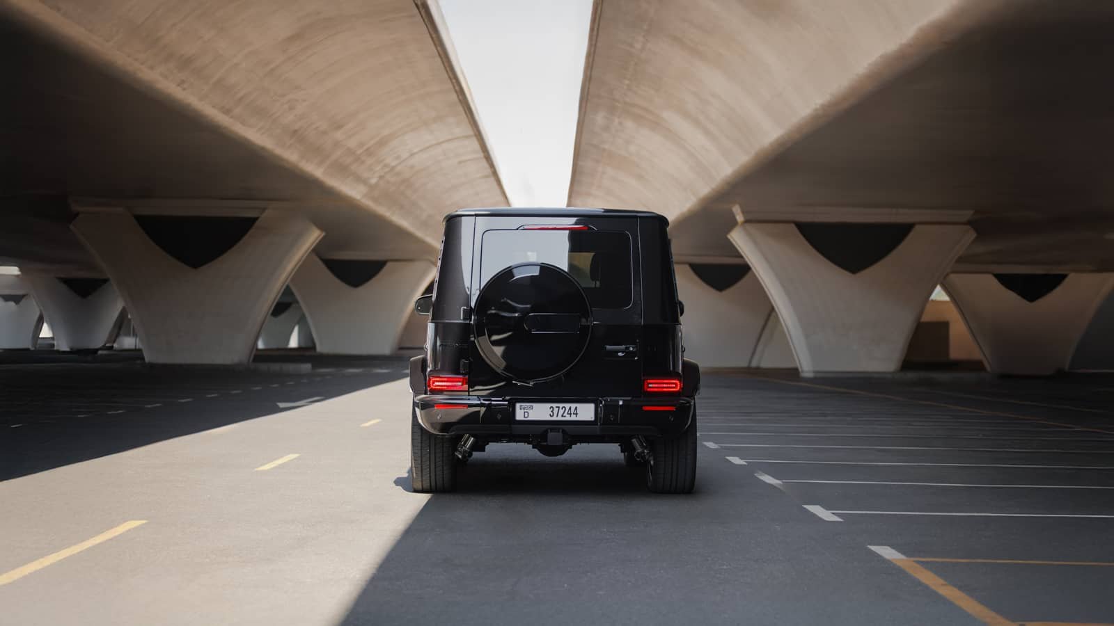 Rent Mercedes-Benz G63 in Dubai (Black Gloss) photo 7