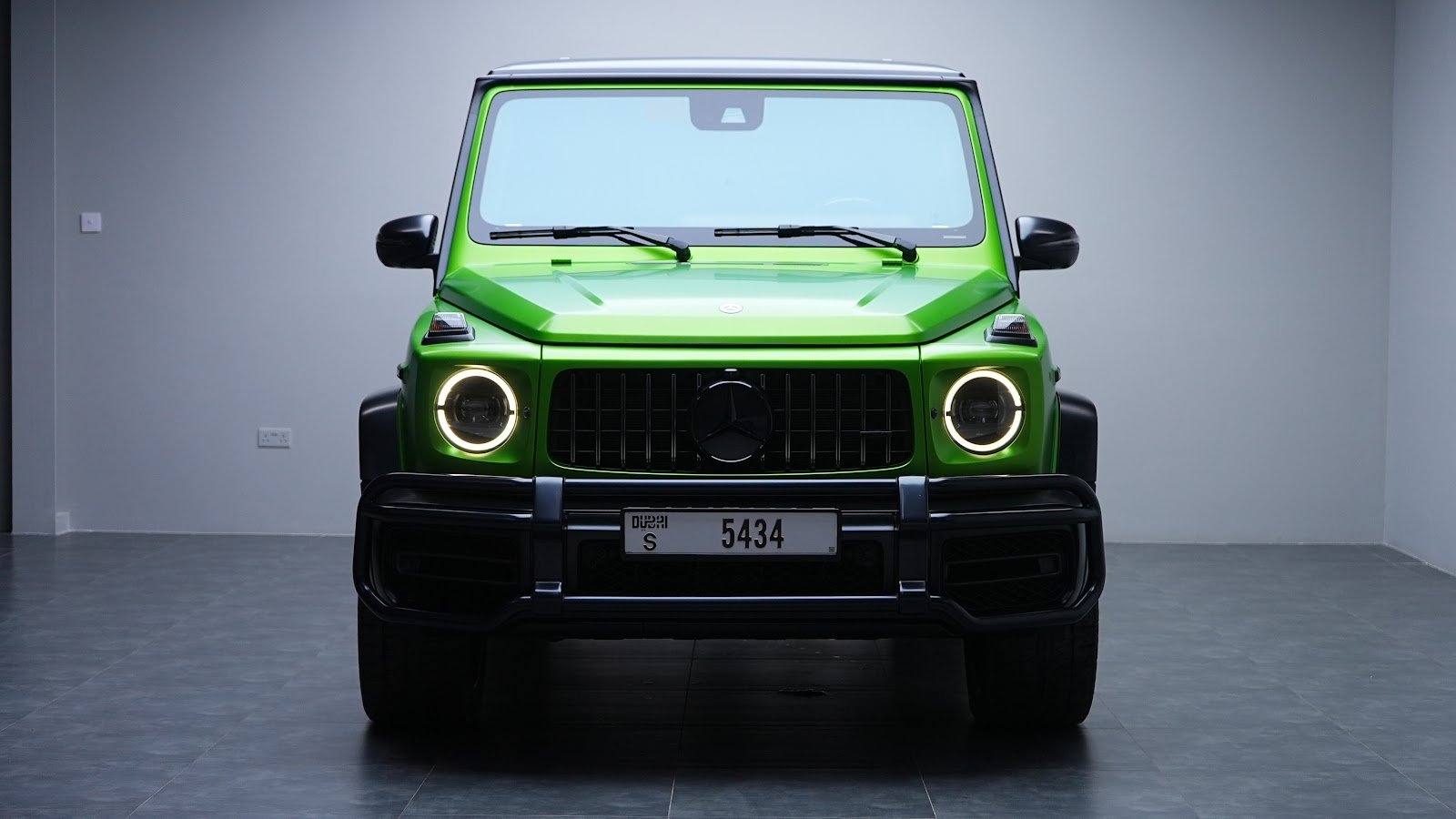 Rent Mercedes-Benz G63 in Dubai (Green) rental in Dubai