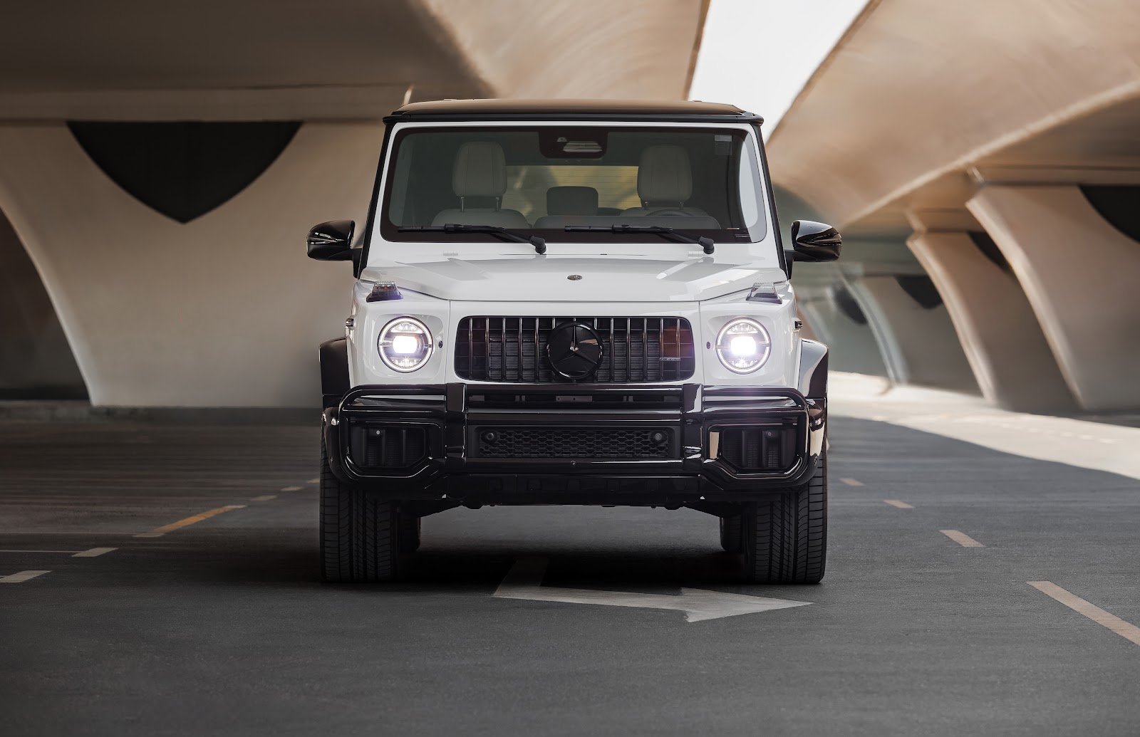 Rent 2025 Mercedes-Benz G63 in Dubai (White) rental in Dubai