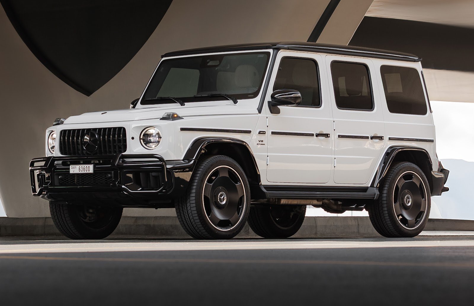 Rent 2025 Mercedes-Benz G63 in Dubai (White) photo 2