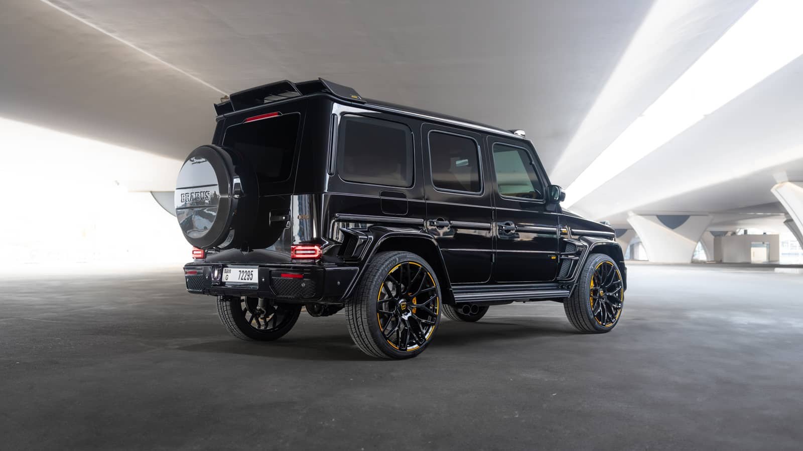 Rent Mercedes-Benz G800 Brabus in Dubai (Black Gloss) photo 4