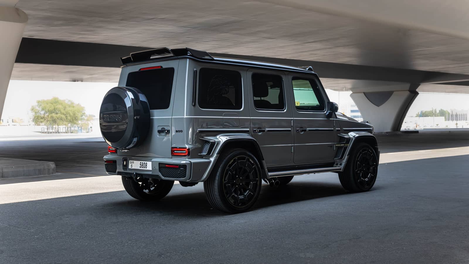 Rent Mercedes-Benz G800 Brabus in Dubai (Gray) photo 4