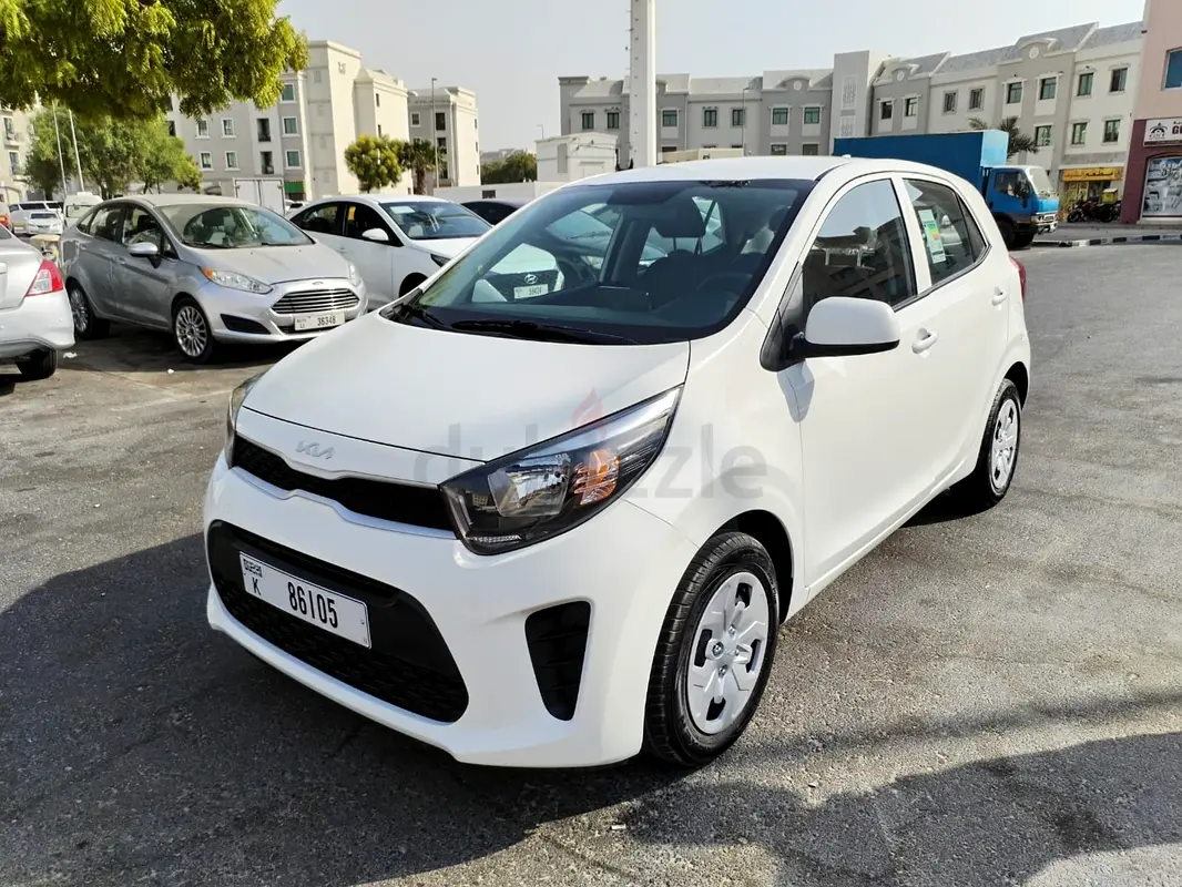 Rent a 2023 Kia Picanto in International City rental in International City, Dubai
