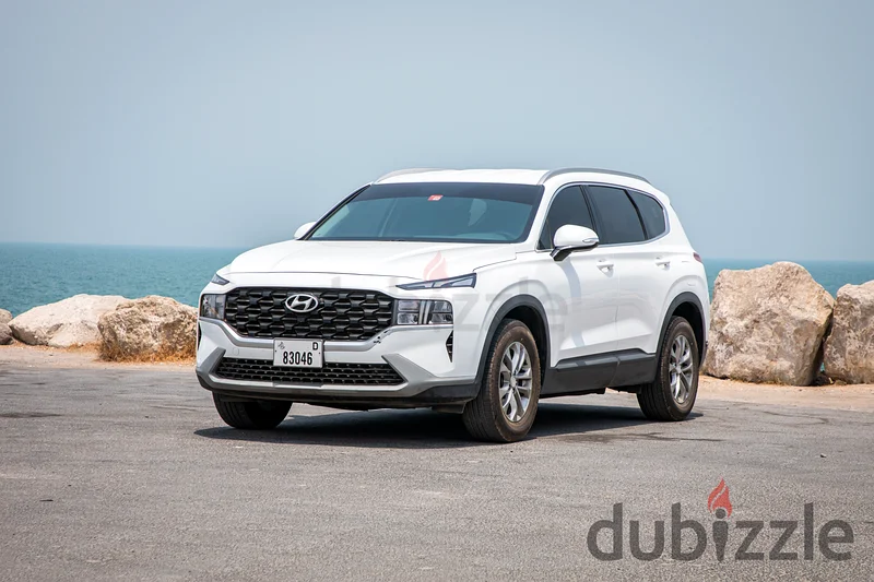 Rent 2023 Hyundai Santa Fe in Port Saeed rental in Port Saeed, Dubai
