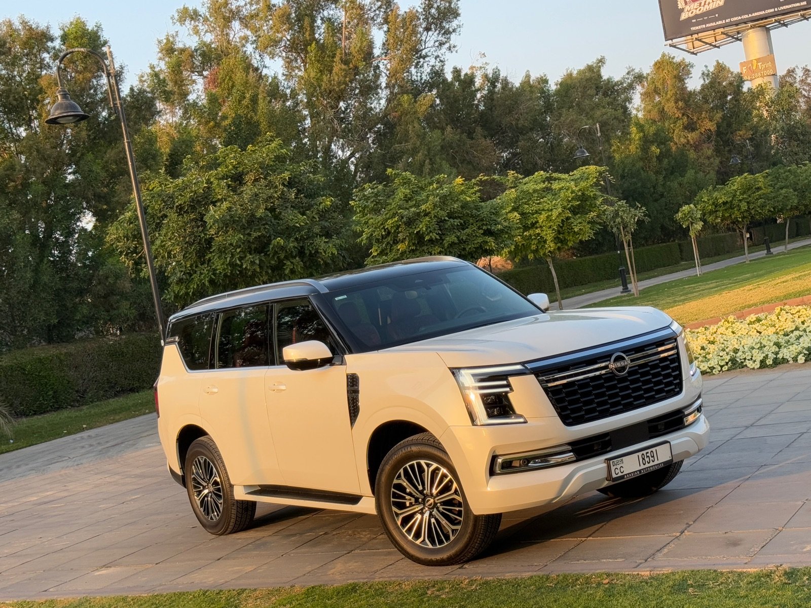 Rent 2025 Nissan Patrol Platinum in Dubai rental in Dubai