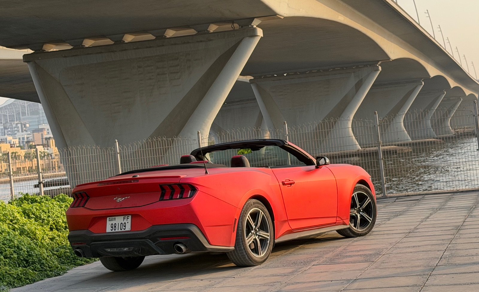 Ford Mustang Convertible Rental in Dubai photo 2