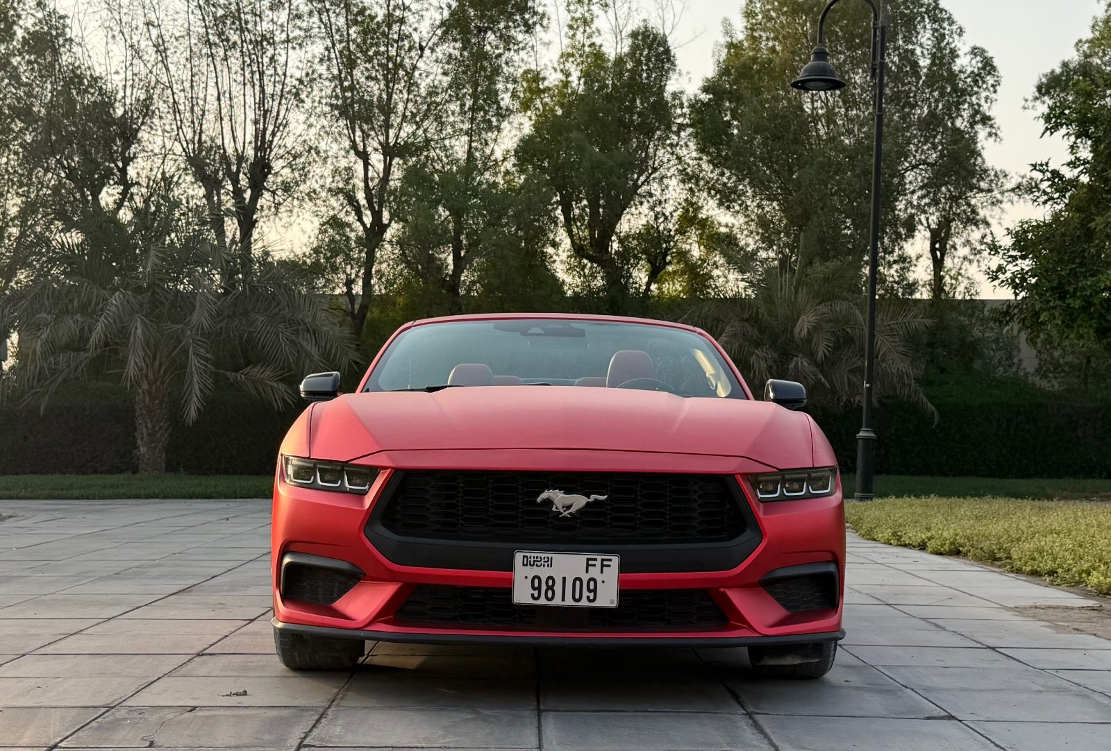 Ford Mustang Convertible Rental in Dubai photo 3