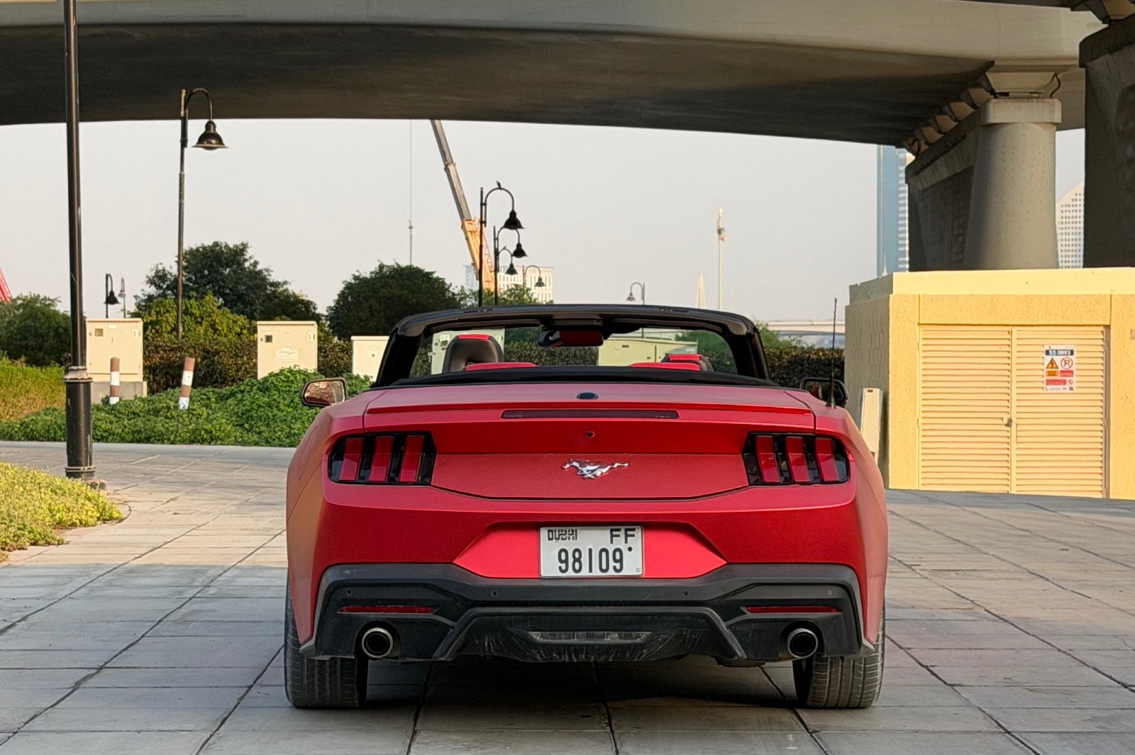 Ford Mustang Convertible Rental in Dubai photo 5