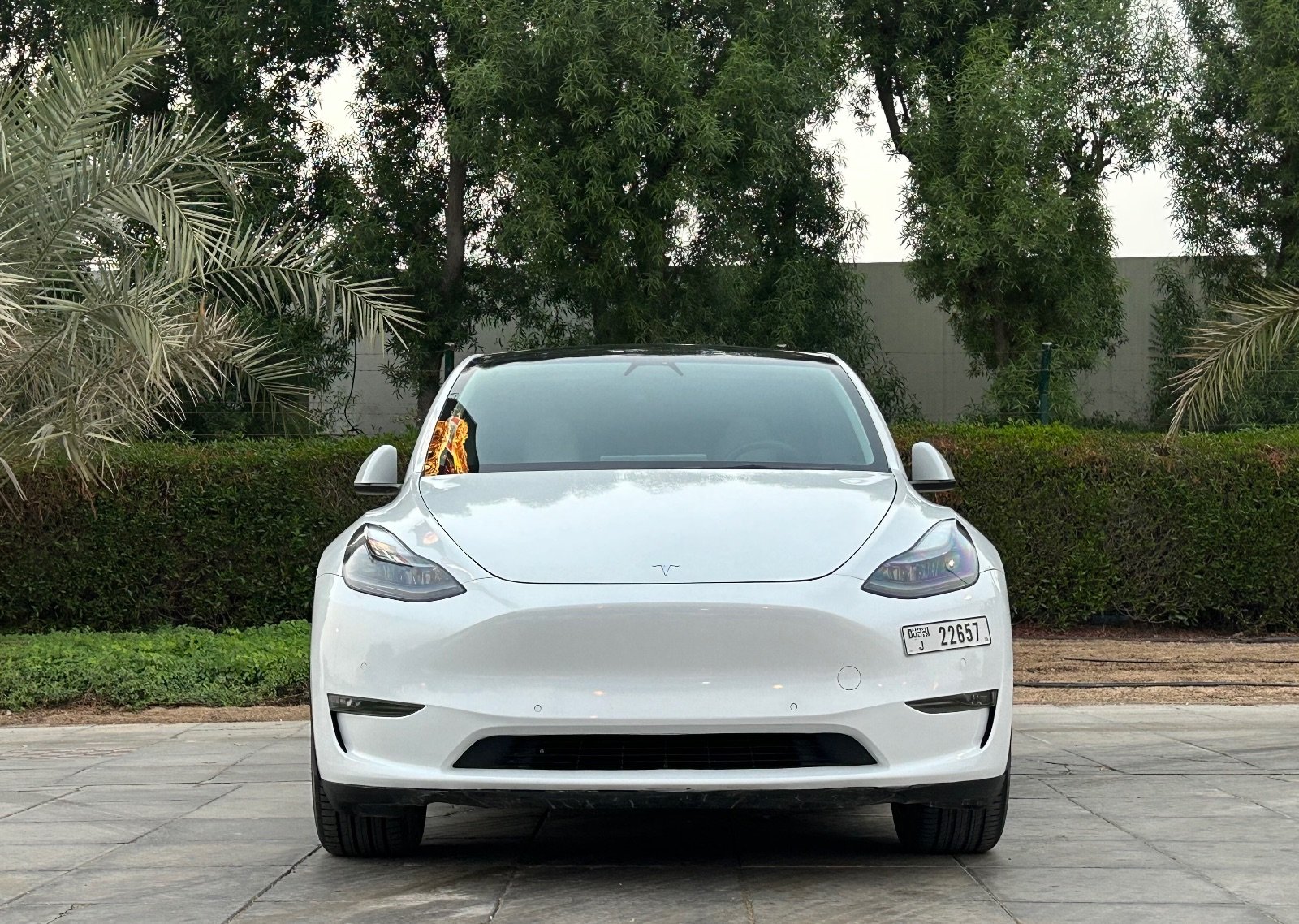 Tesla Model Y Long Range Rental in Dubai photo 3