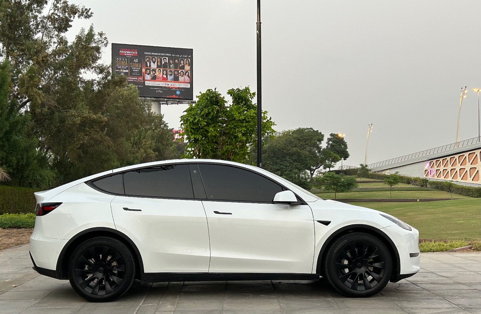 Tesla Model Y Long Range Rental in Dubai photo 4