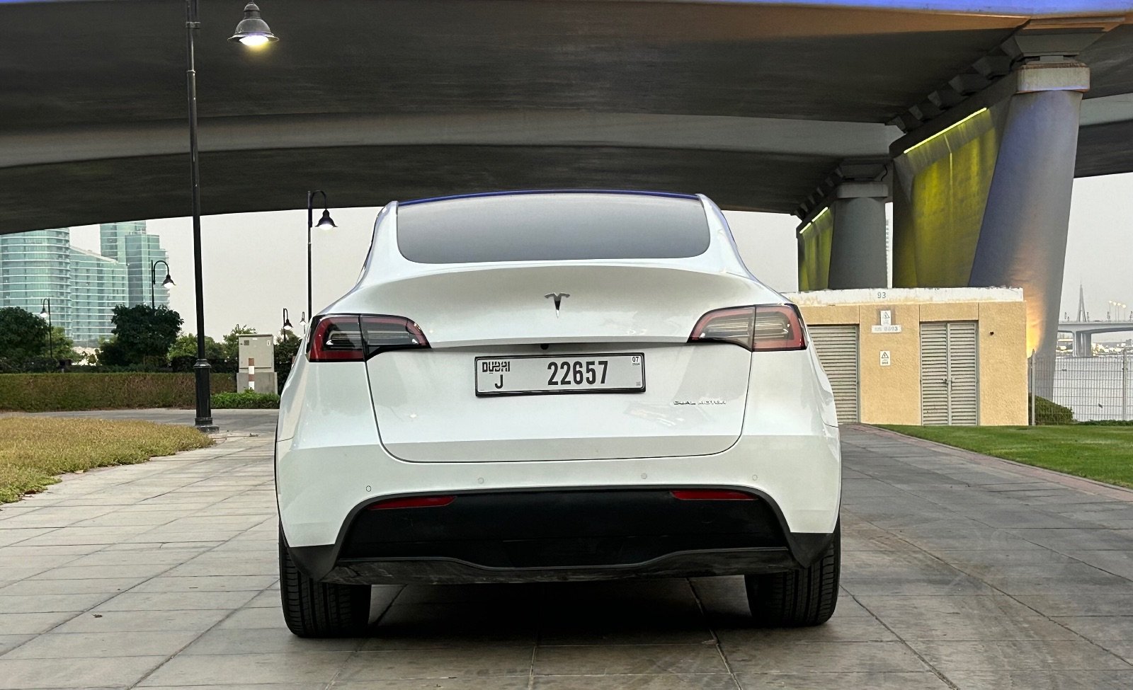 Tesla Model Y Long Range Rental in Dubai photo 5