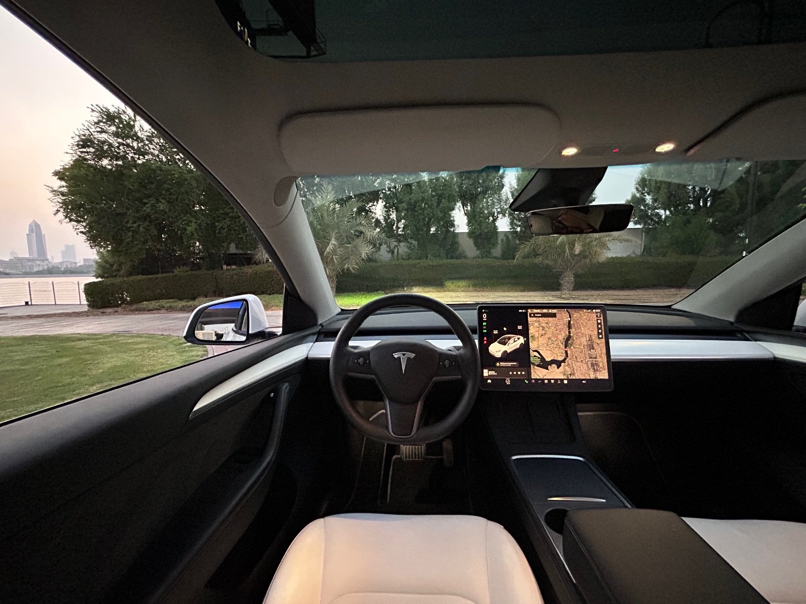 Tesla Model Y Long Range Rental in Dubai photo 7