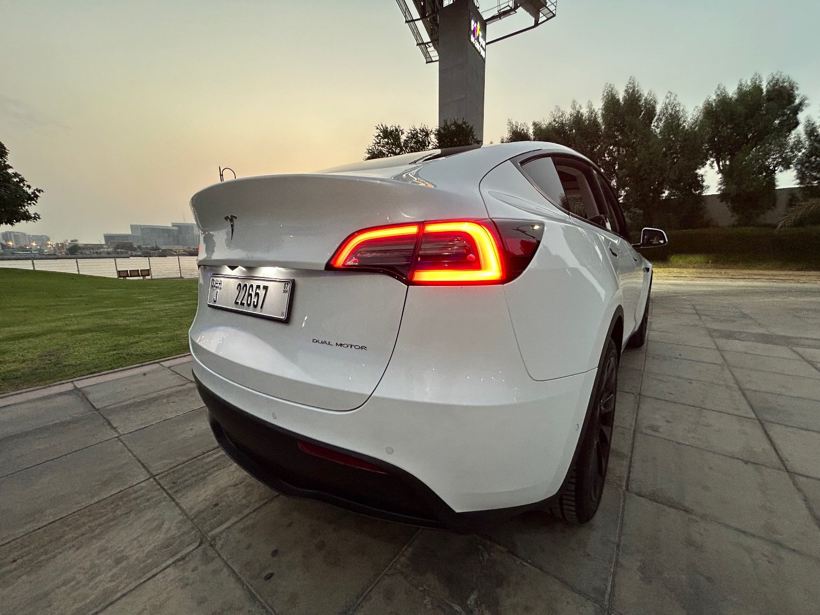 Tesla Model Y Long Range Rental in Dubai photo 10