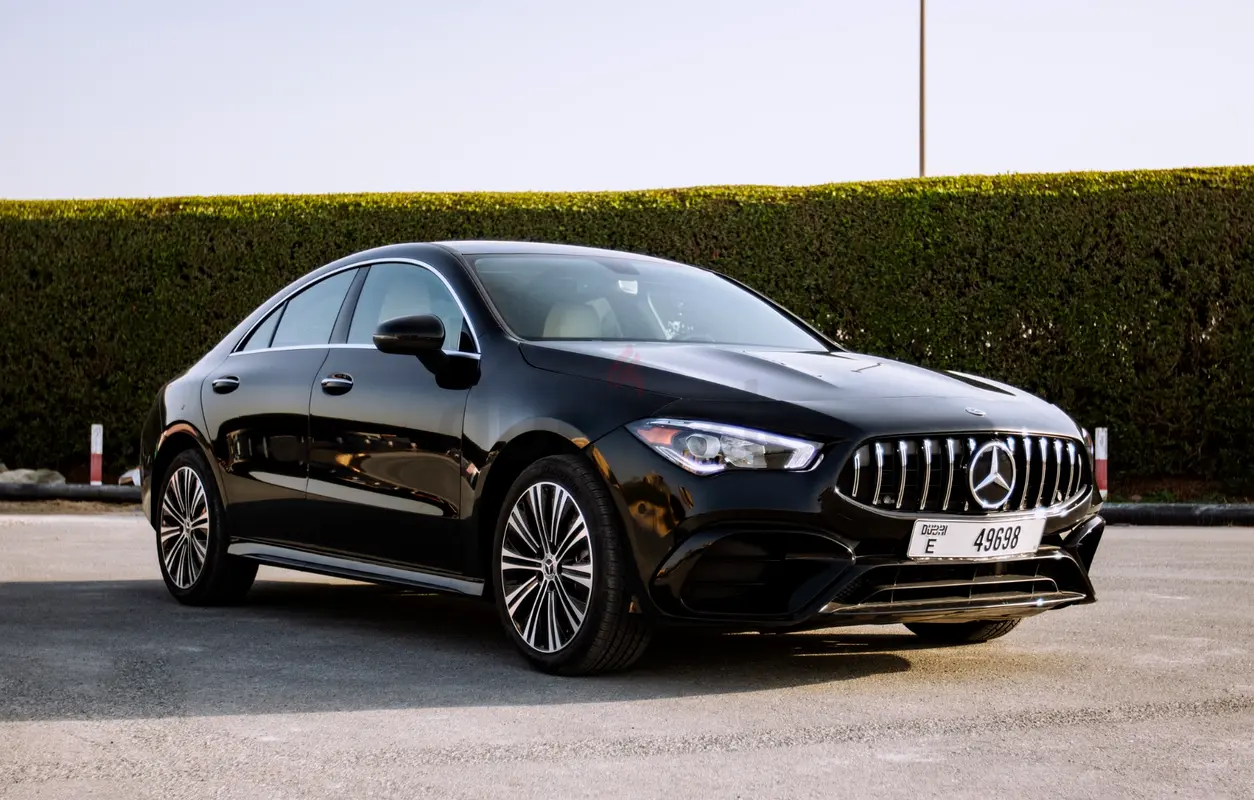 Hire 2023 Mercedes-Benz CLA-Class in Al Quoz 4 rental in Al Quoz 4, Dubai