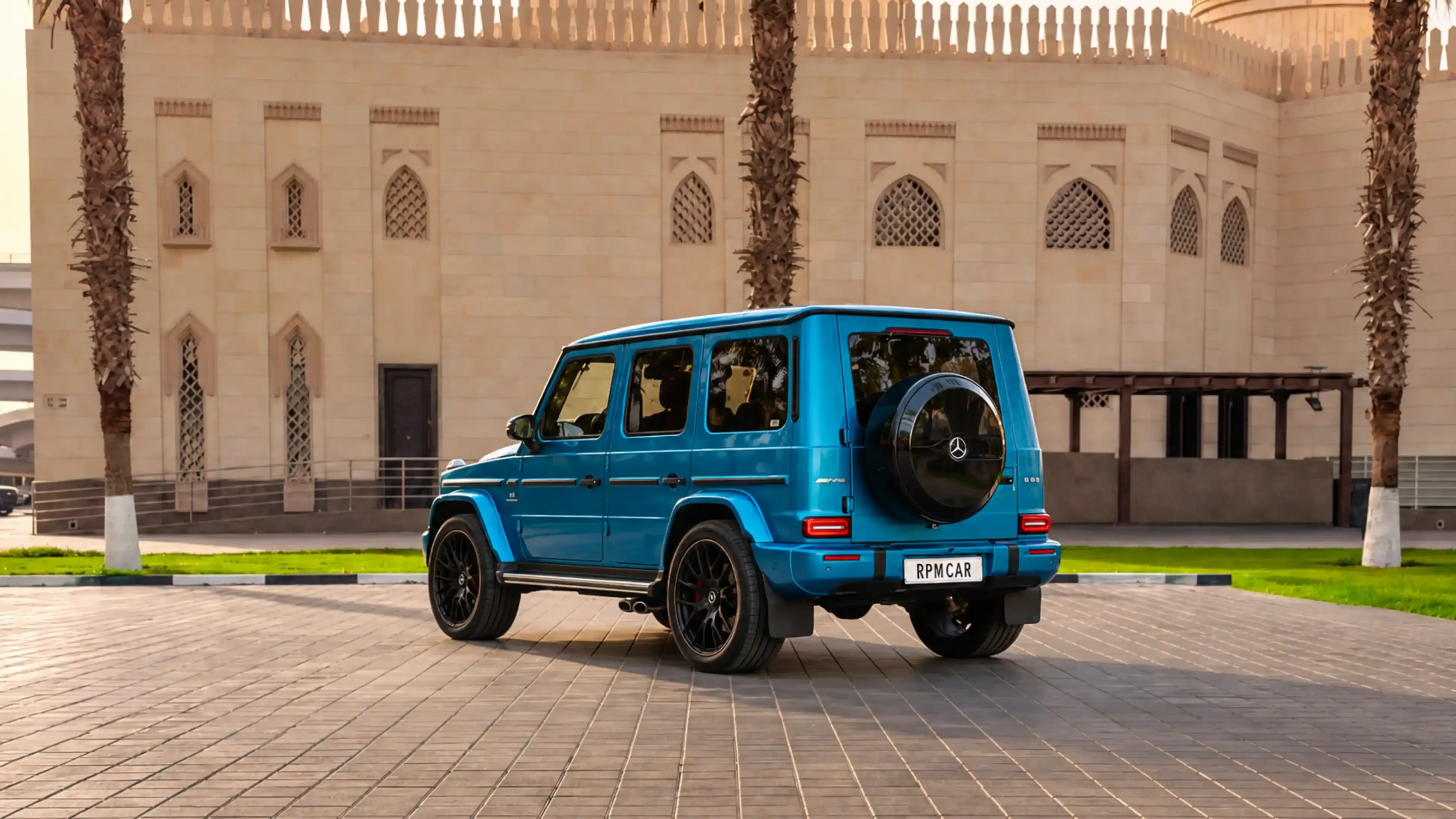 Rent a 2025 Mercedes-Benz G63 AMG Blue in Dubai photo 2