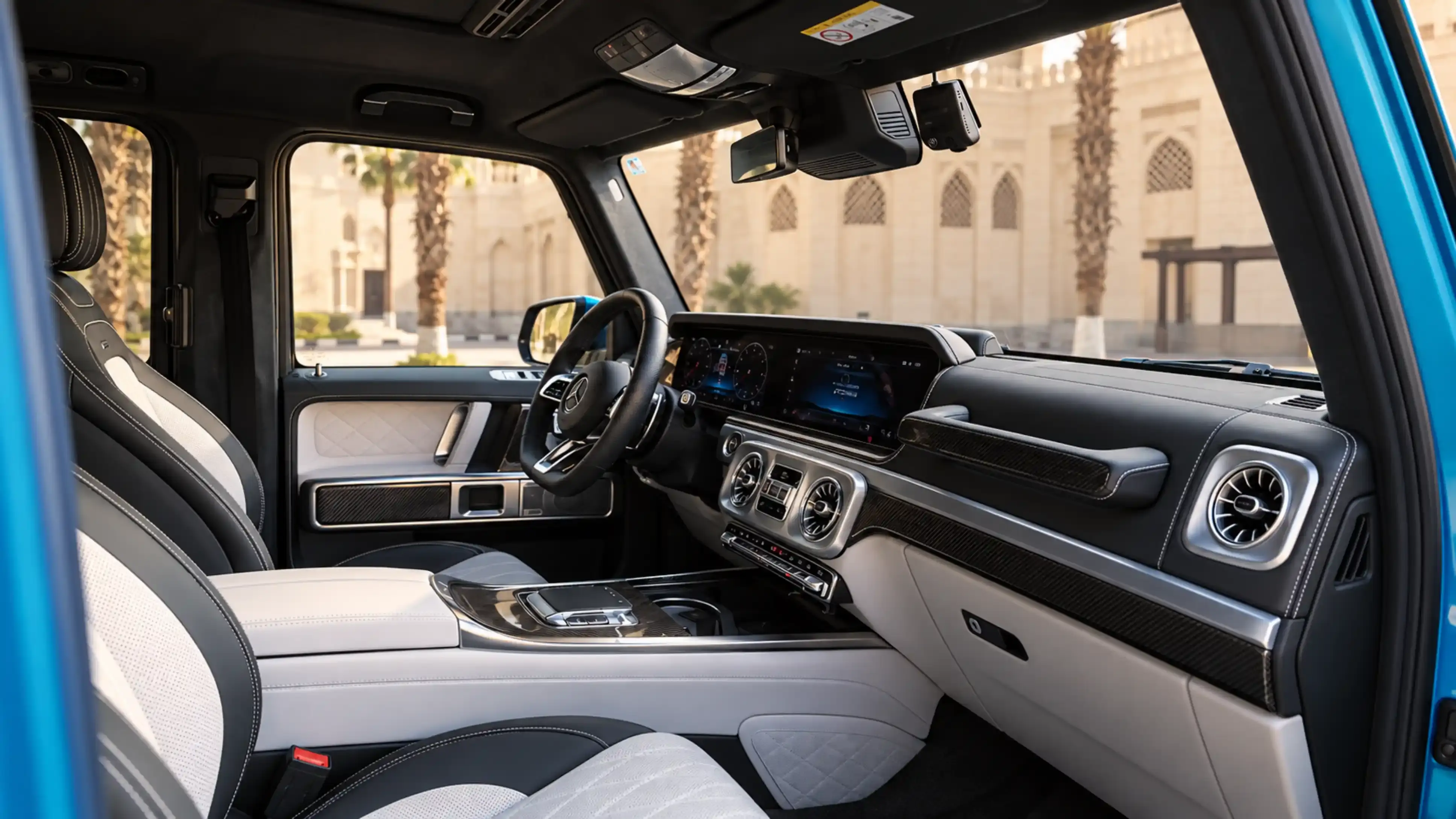Rent a 2025 Mercedes-Benz G63 AMG Blue in Dubai photo 3