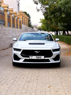 2024 Ford Mustang for Rent in Al Barsha 1 (White) photo 2