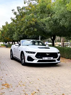 2024 Ford Mustang for Rent in Al Barsha 1 (White) photo 3
