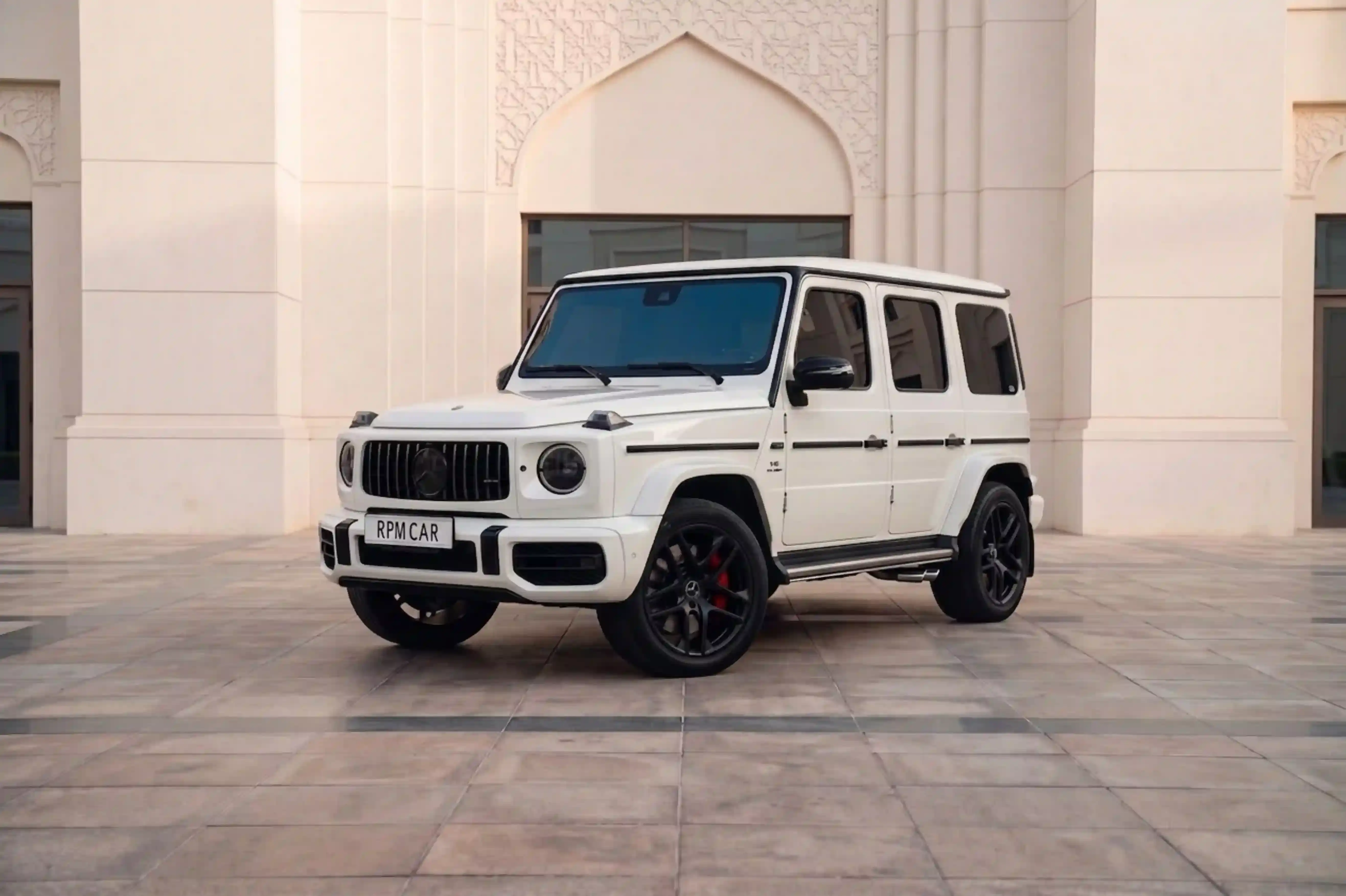 2023 Mercedes-Benz G63 AMG White Rental in Dubai rental in Al Quoz 3, Dubai