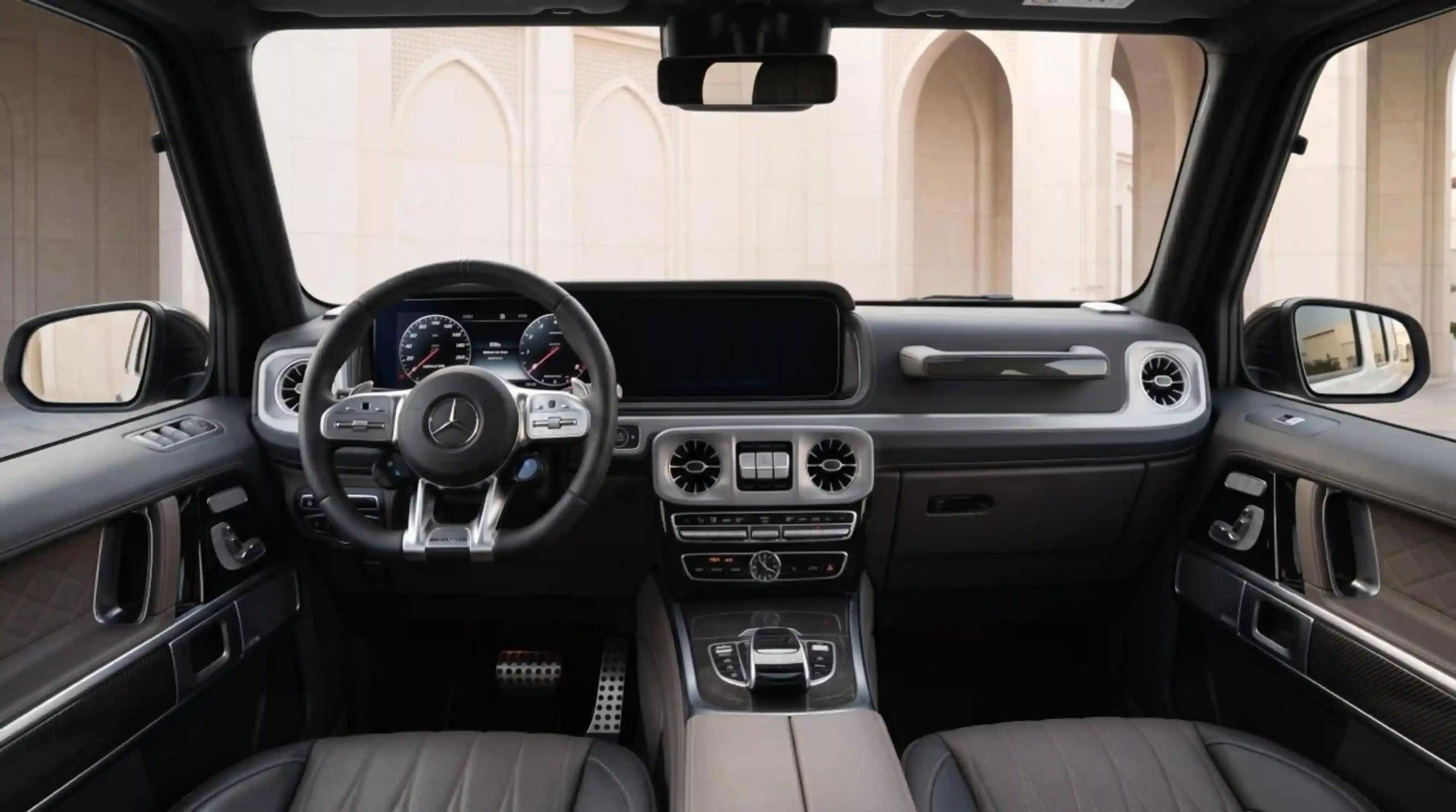2023 Mercedes-Benz G63 AMG White Rental in Dubai photo 2