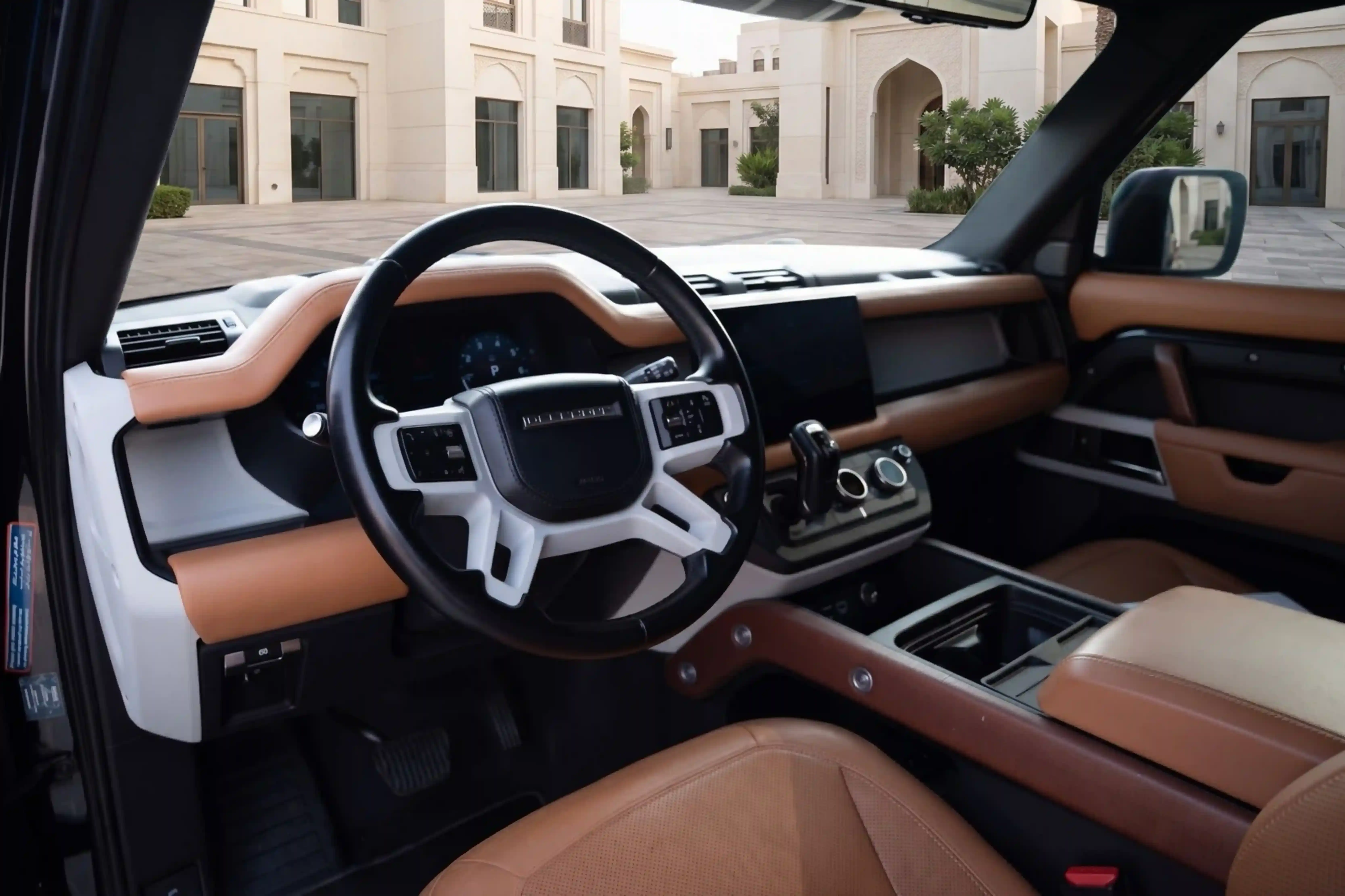 Rent a 2025 Land Rover Defender 90 Black in Dubai photo 2