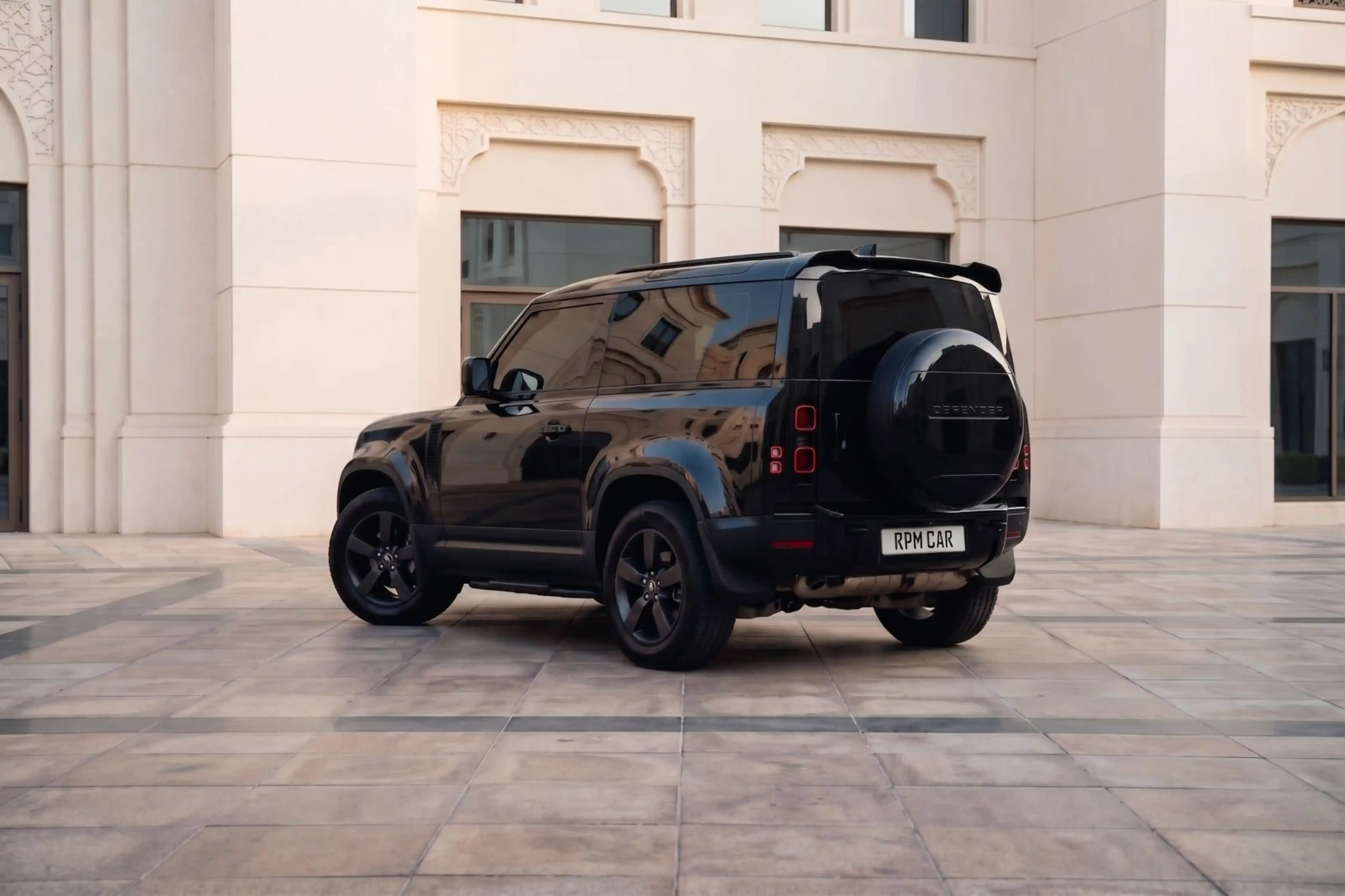 Rent a 2025 Land Rover Defender 90 Black in Dubai photo 3