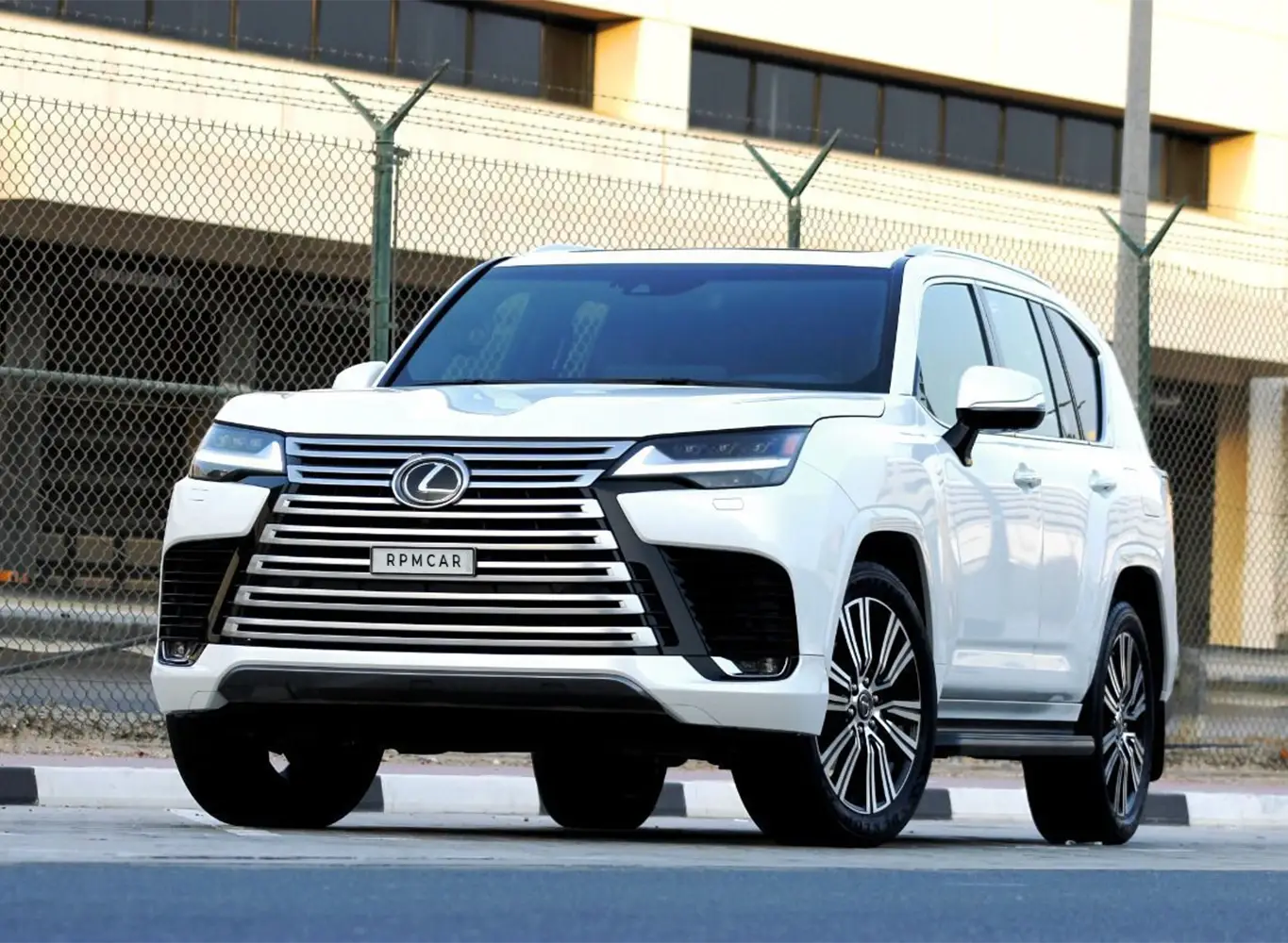 Rent a 2024 Lexus LX600 White in Dubai rental in Al Quoz 3, Dubai