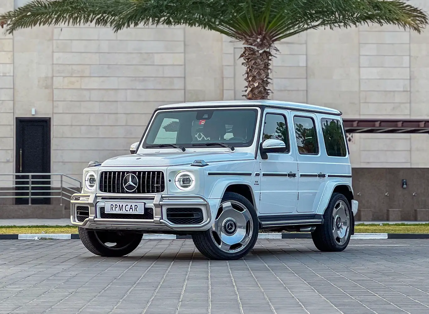 2026 Mercedes-Benz G63 AMG White for Rent in Dubai rental in Al Quoz 3, Dubai
