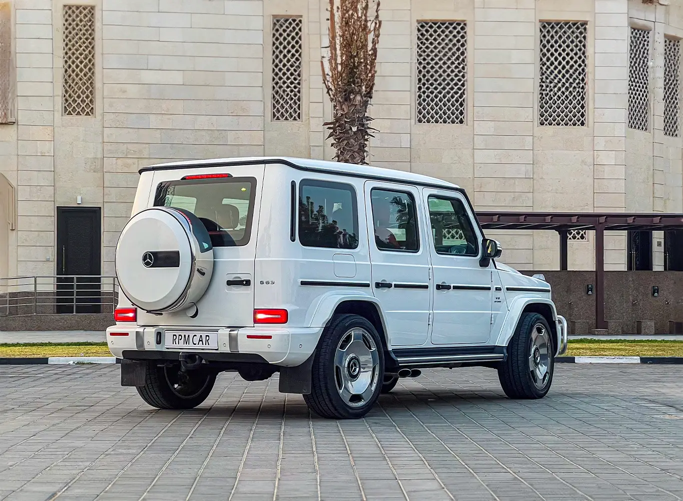 2026 Mercedes-Benz G63 AMG White for Rent in Dubai photo 2