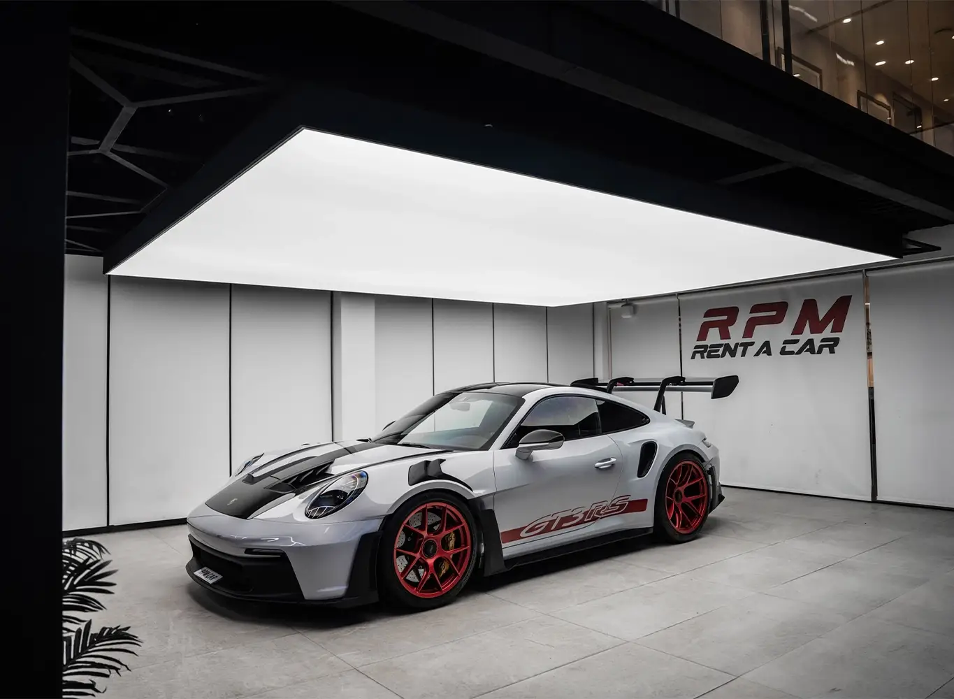 Rent 2023 Porsche 911 GT3 RS White in Dubai photo 3