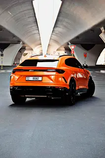 2022 Lamborghini Urus for Rent in Palm Jumeirah (Orange) photo 3
